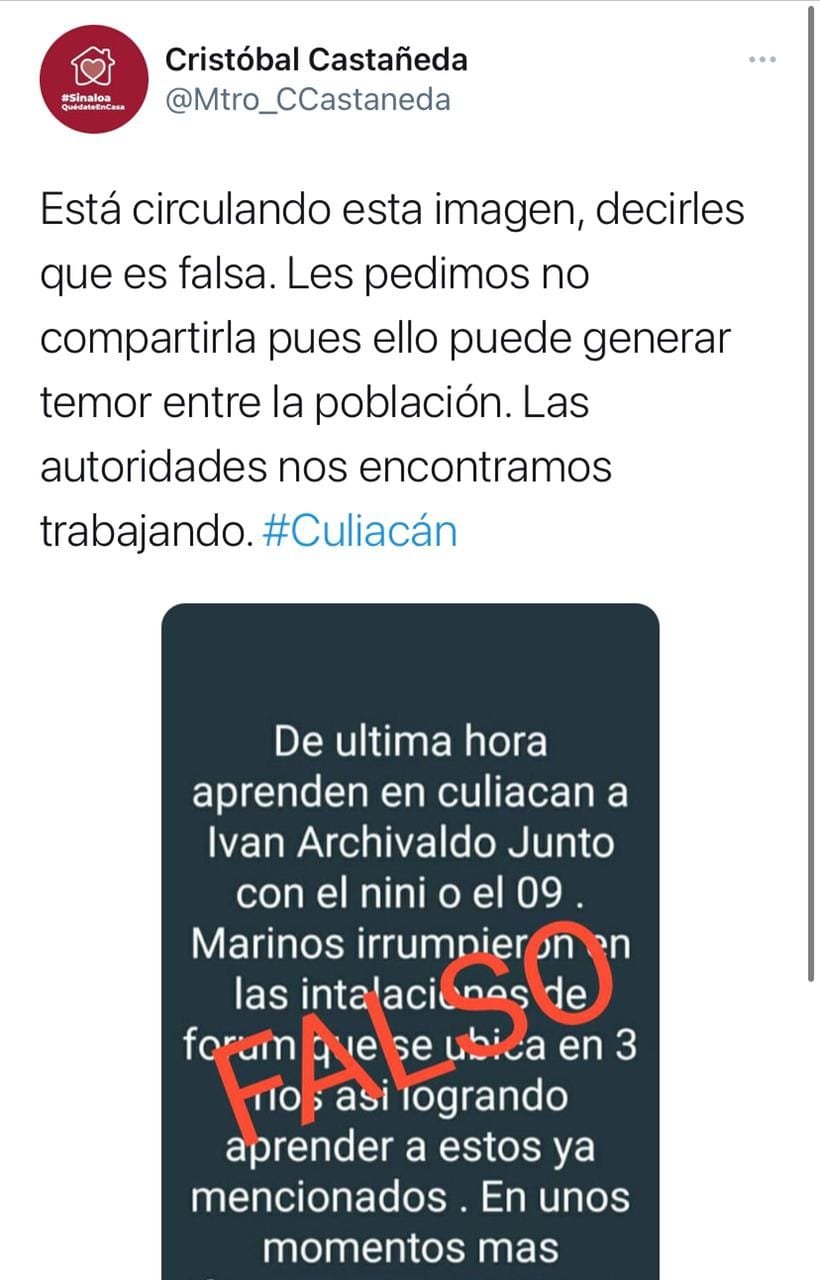 INFORMACIÓN FALSA