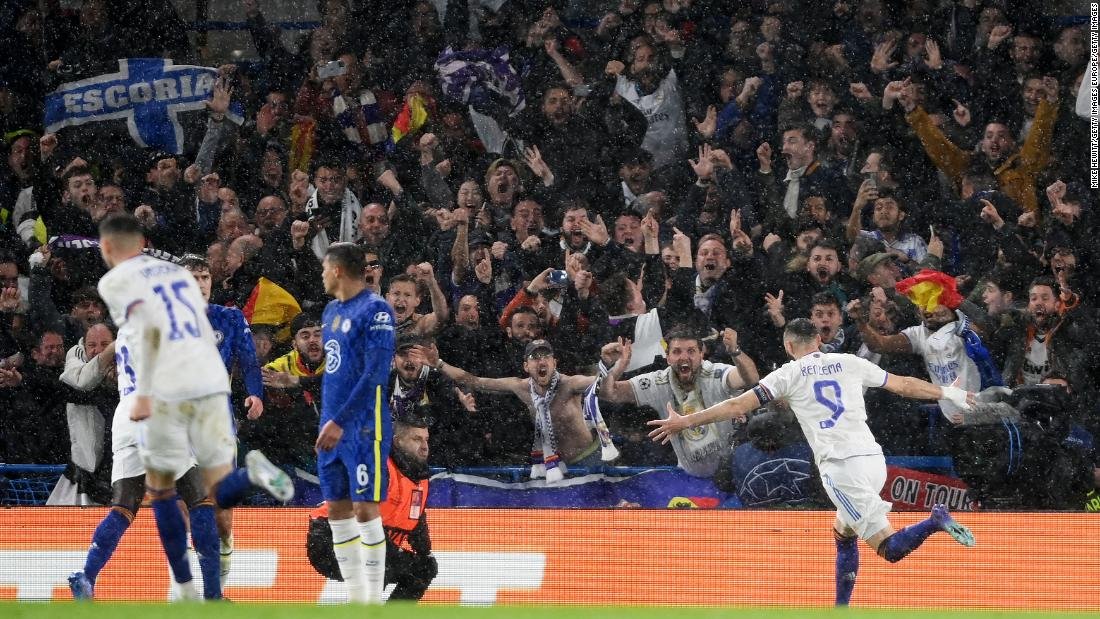UEFA Champions League: Chelsea sufre derrota ante Real Madrid