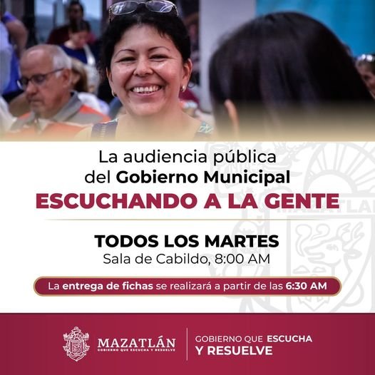 ¡Te esperamos este martes en la audiencia pública ! En “Escuchando a la Gente” E