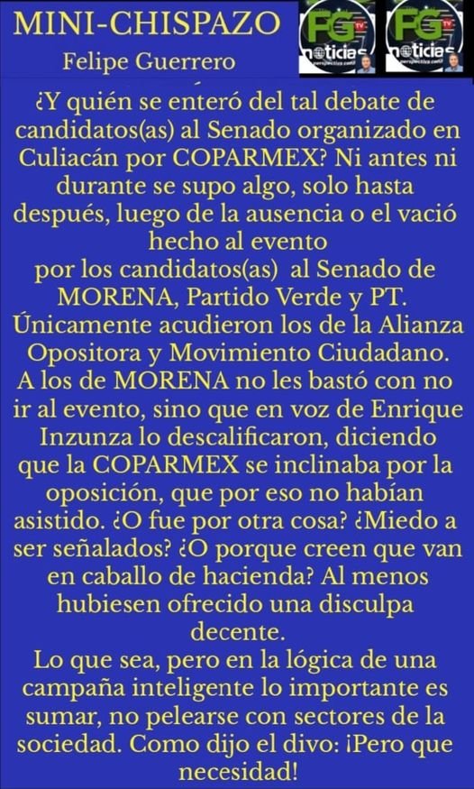 ¿QUE HUBO DEBATE?