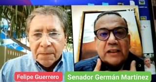 Este viernes 11 de Noviembre, 5 PM, Felipe Guerrero entrevista al Senador Germá