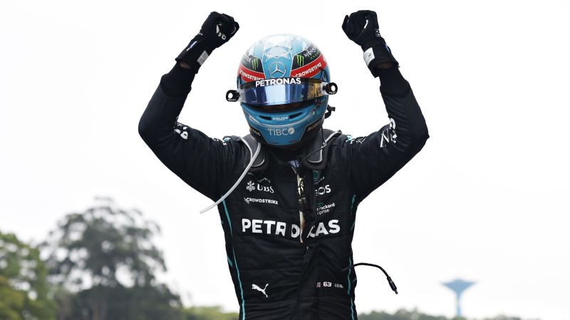 George Russell gana su primer Gran Premio después de una carrera plagada de colisiones en Brasil