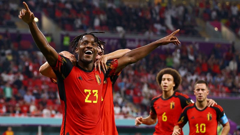 Canadá pierde ante Bélgica en el primer partido de la Copa del Mundo en 36 años