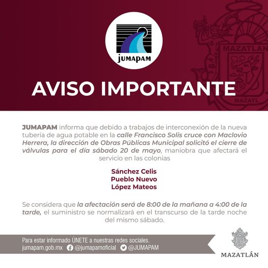 CORTE AL SUMINISTRO PARA INTERCONEXIÓN