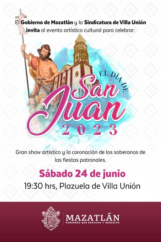 *Lista la sindicatura de Villa Unión para celebrar el “Día de San Juan 2023”.*