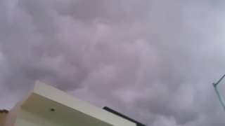 En este momento cielo borrascoso, con aire, cubre la parte norte de Mazatlán. ¿S