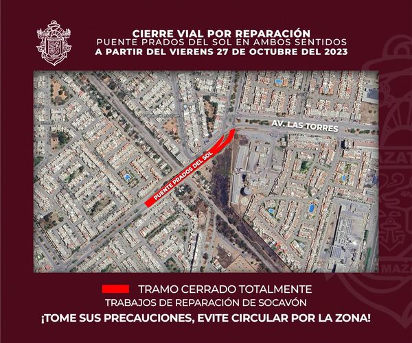 CIERRE VIAL TOTAL EN EL PUENTE PRADOS DEL SOL