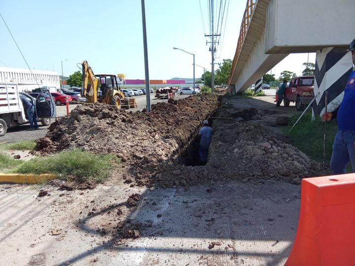 *Supervisa JUMAPAM instalación de la red sanitaria del CRIT Sinaloa *