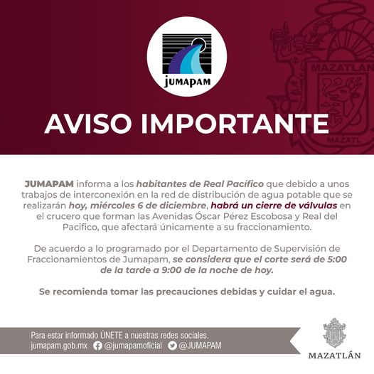 ATENCIÓN HABITANTES DE REAL PACÍFICO