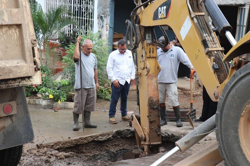 *El Distrito Flores Magón realiza intensa jornada de reparación de fugas de agua