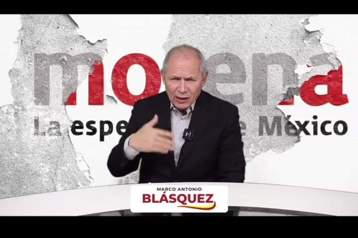MORENA HA EMPEZADO YA A TRAMITAR SU ACTA DE DEFUNCIÓN: MARCO A. BLÁSQUEZ.