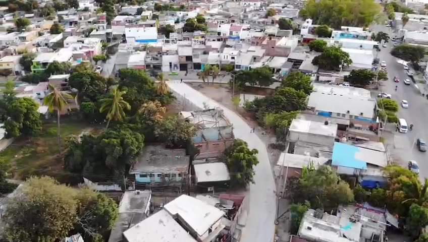 . Inauguración de la pavimentacion de la calle petróleos mexicanos de la colonia