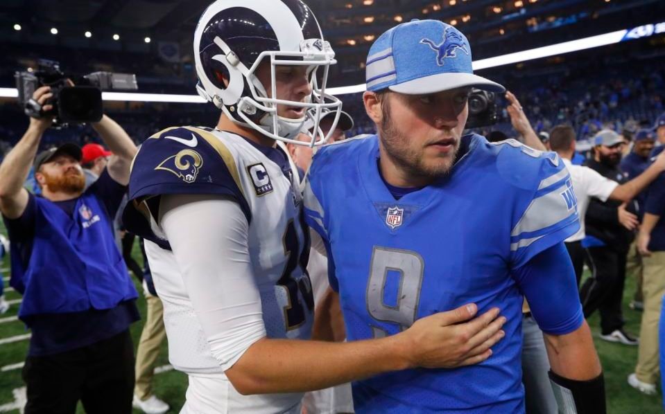 Rams intercambian a Jared Goff, que va Lions, por Matthew Stafford