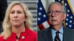McConnell: las opiniones de Marjorie Taylor Greene son un 'cáncer' para el Partido Republicano