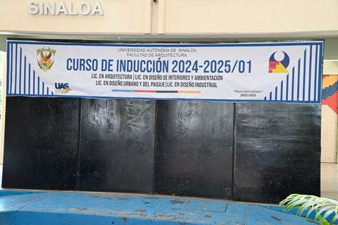 Más de 700 estudiantes de nuevo ingreso a la Facultad de Arquitectura de la UAS realizan con éxito el Curso de inducción...