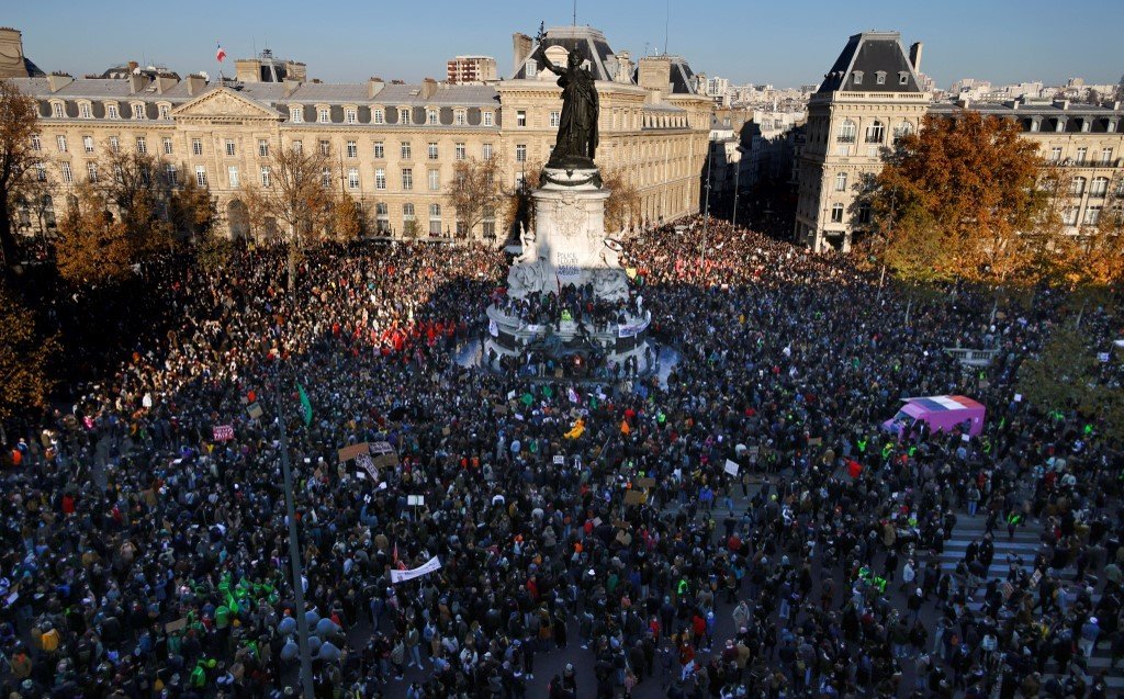 En Francia, protestan contra ley de seguridad y violencia policiaca