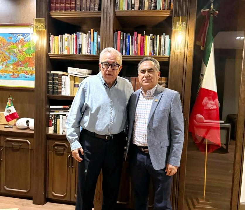 El Rector Jesús Madueña y el Gobernador Rubén Rocha sostienen reunión para coordinar esfuerzos en la gestión de recursos para es...