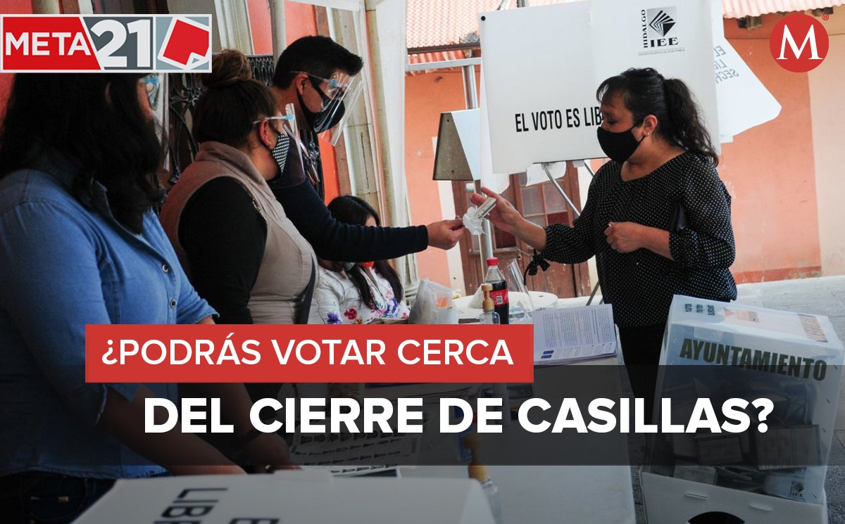 Qué pasa si voy a votar cerca del cierre de casillas