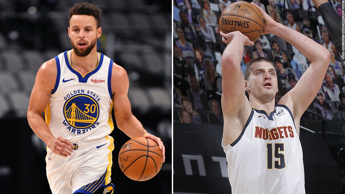 NBA: Steph Curry y Nikola Jokic anotan 50 puntos o más, pero ambos pierden