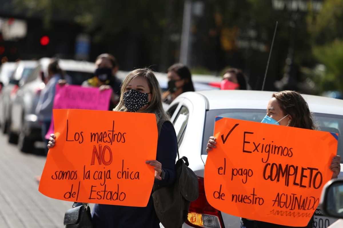 Maestros y Gobierno de NL buscan llegar a acuerdo sobre aguinaldo