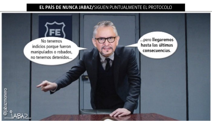 Sigue puntualmente el protocolo