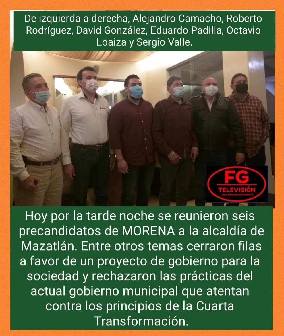 CIERRAN FILAS PRECANDIDATOS DE MORENA A LA ALCALDÍA DE MAZATLÁN