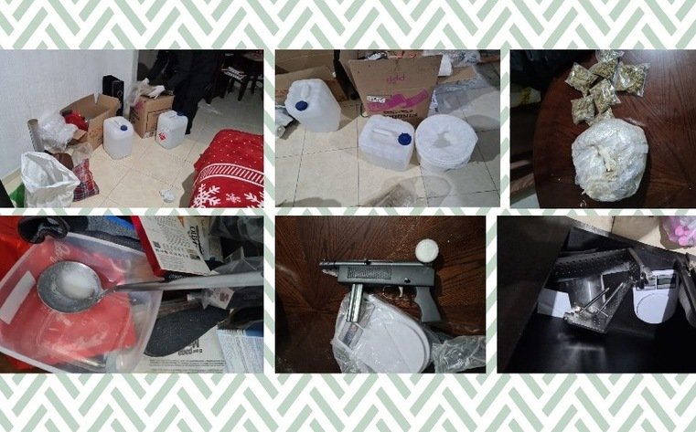 En CdMx, aseguran laboratorio para fabricar droga y detienen a 3