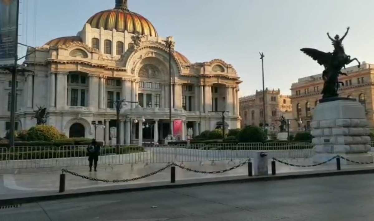 Palacio de Bellas Artes reporta falsa alarma de bomba