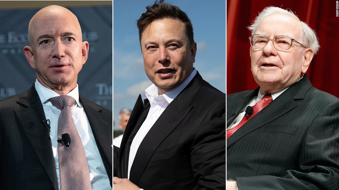 La administración de Biden investiga la filtración 'ilegal' de información fiscal de Jeff Bezos, Elon Musk y Warren Buffett
